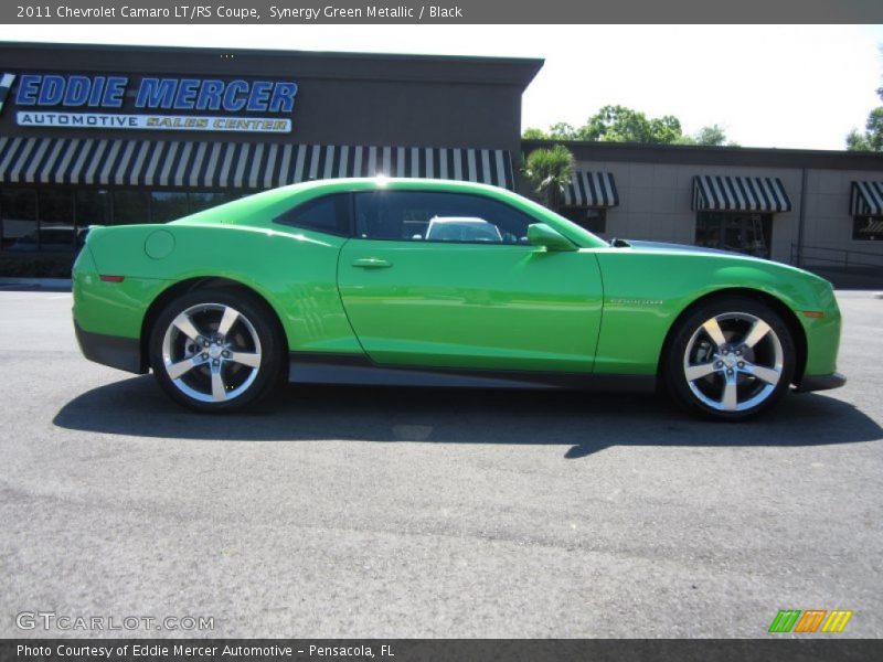 Synergy Green Metallic / Black 2011 Chevrolet Camaro LT/RS Coupe