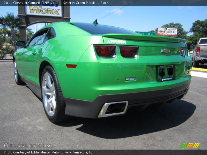 Synergy Green Metallic / Black 2011 Chevrolet Camaro LT/RS Coupe