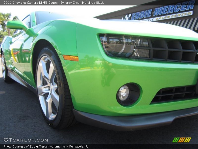 Synergy Green Metallic / Black 2011 Chevrolet Camaro LT/RS Coupe