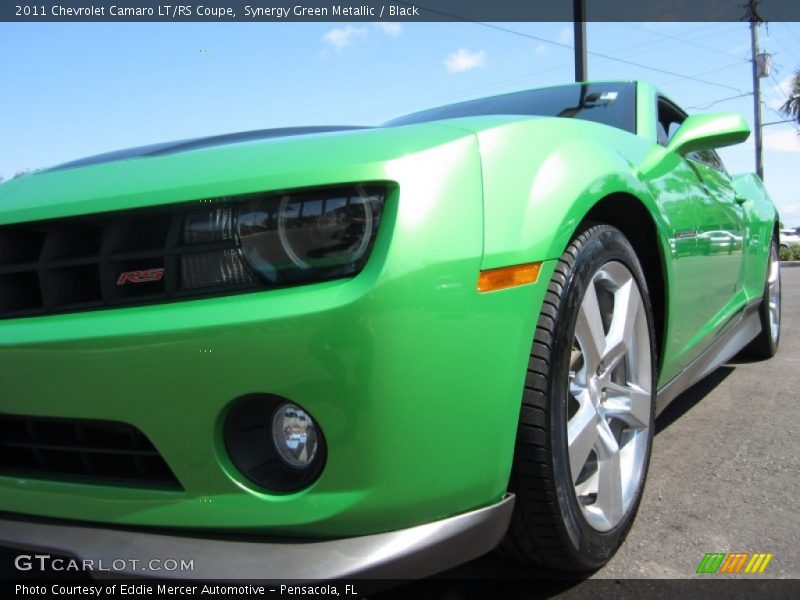Synergy Green Metallic / Black 2011 Chevrolet Camaro LT/RS Coupe