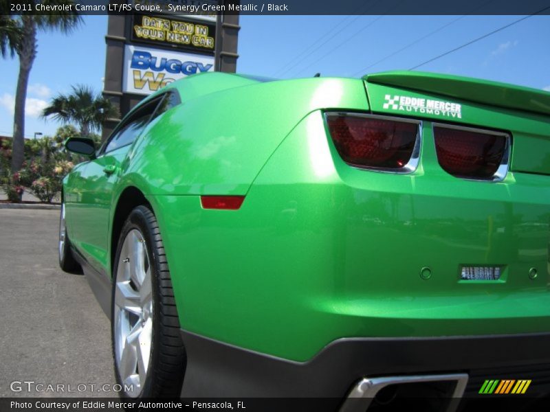 Synergy Green Metallic / Black 2011 Chevrolet Camaro LT/RS Coupe