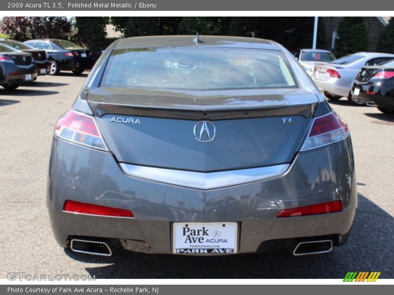 Polished Metal Metallic / Ebony 2009 Acura TL 3.5