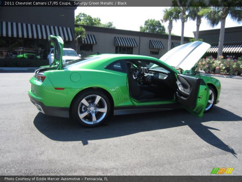 Synergy Green Metallic / Black 2011 Chevrolet Camaro LT/RS Coupe