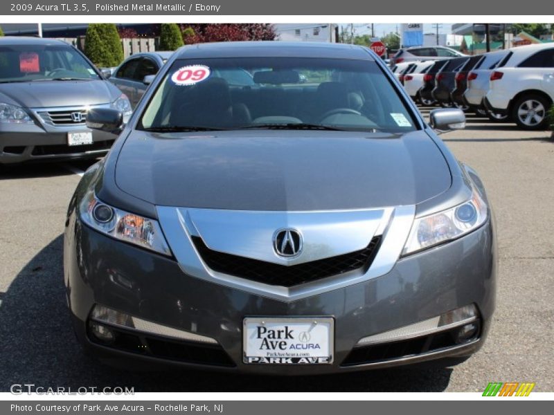 Polished Metal Metallic / Ebony 2009 Acura TL 3.5