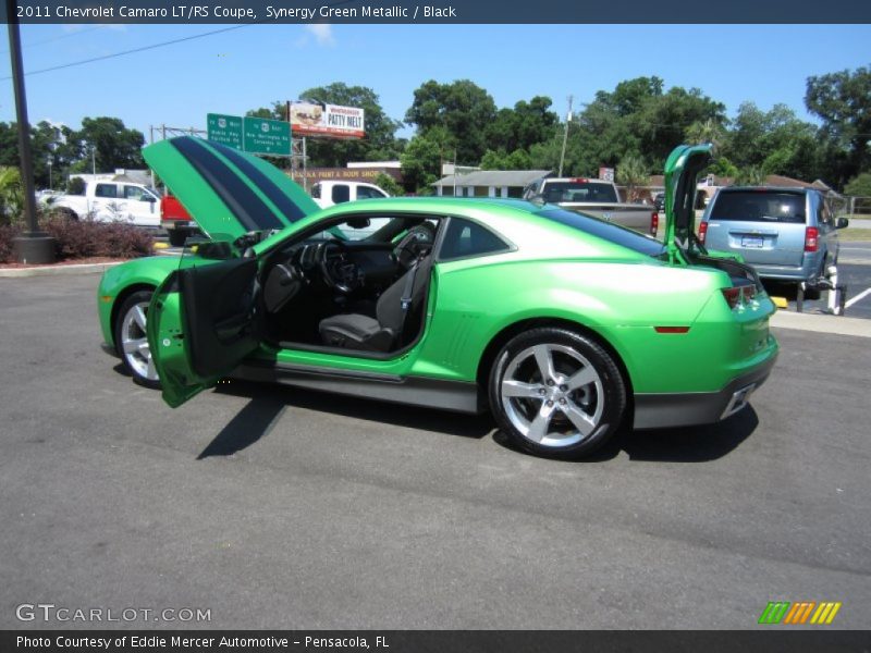 Synergy Green Metallic / Black 2011 Chevrolet Camaro LT/RS Coupe