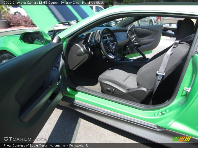 Synergy Green Metallic / Black 2011 Chevrolet Camaro LT/RS Coupe