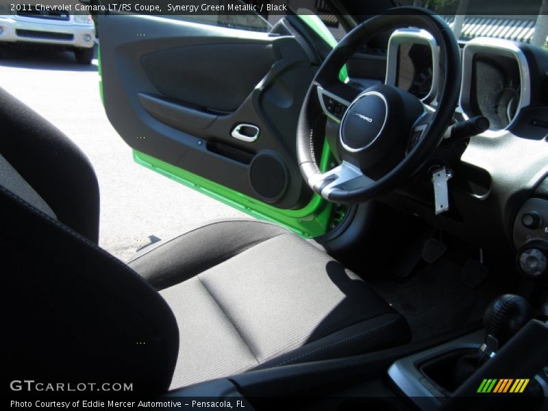 Synergy Green Metallic / Black 2011 Chevrolet Camaro LT/RS Coupe