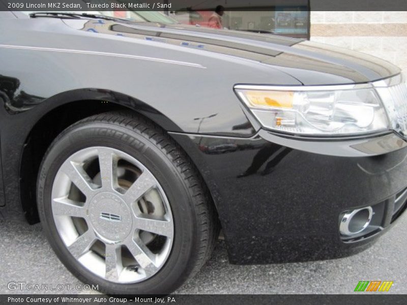 Tuxedo Black Metallic / Sand 2009 Lincoln MKZ Sedan