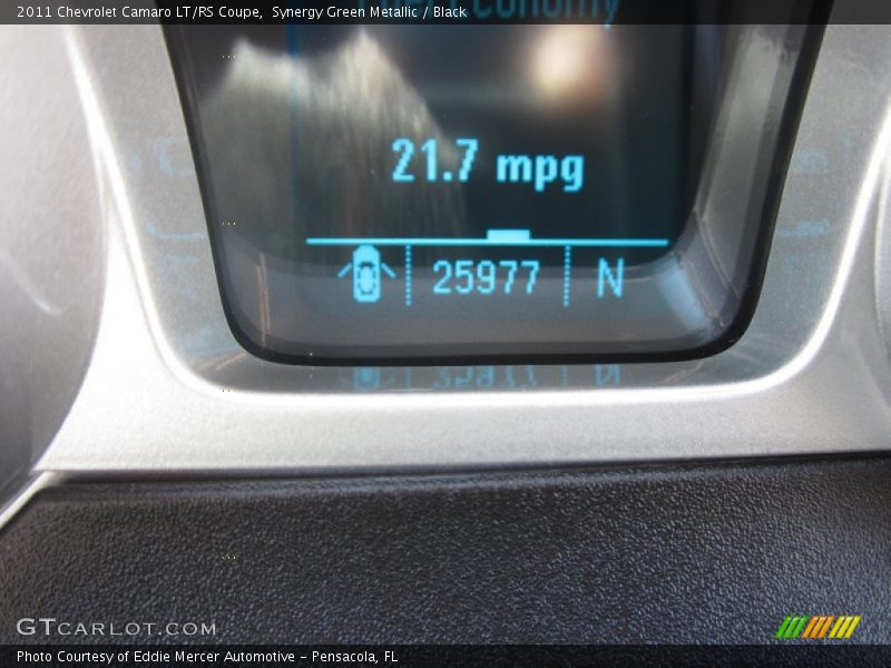 Synergy Green Metallic / Black 2011 Chevrolet Camaro LT/RS Coupe