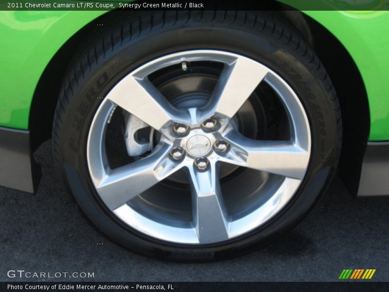 Synergy Green Metallic / Black 2011 Chevrolet Camaro LT/RS Coupe