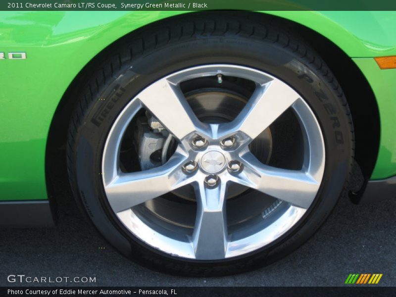 Synergy Green Metallic / Black 2011 Chevrolet Camaro LT/RS Coupe