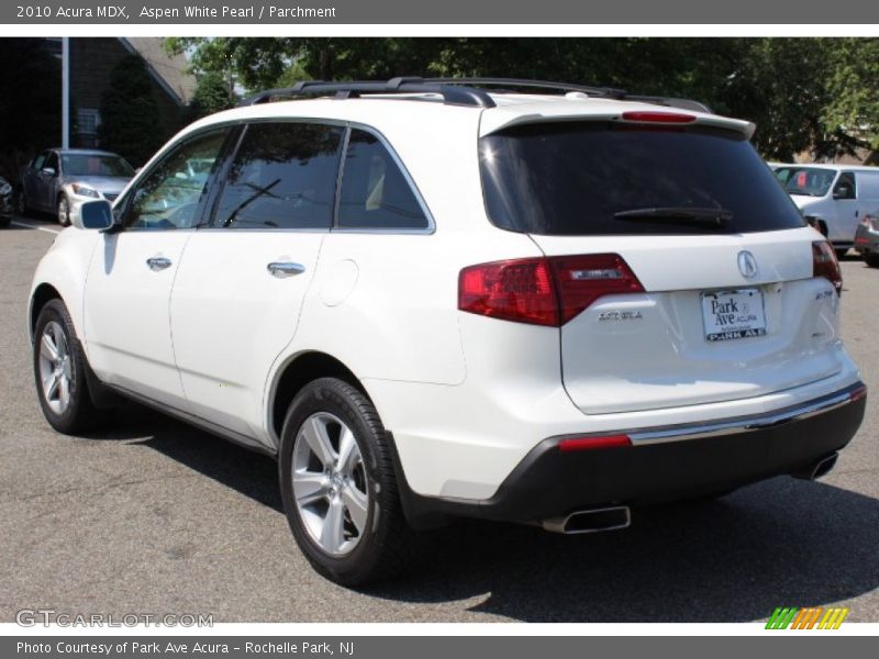 Aspen White Pearl / Parchment 2010 Acura MDX