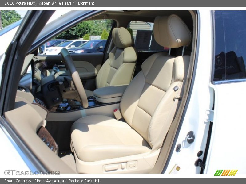 Aspen White Pearl / Parchment 2010 Acura MDX