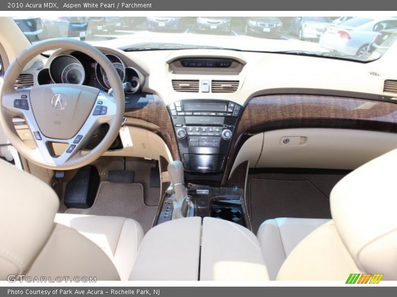 Aspen White Pearl / Parchment 2010 Acura MDX