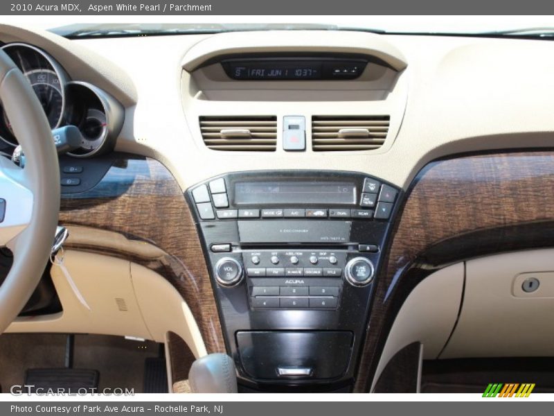 Aspen White Pearl / Parchment 2010 Acura MDX
