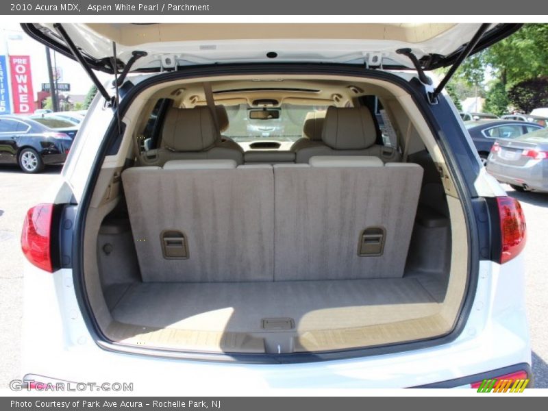 Aspen White Pearl / Parchment 2010 Acura MDX