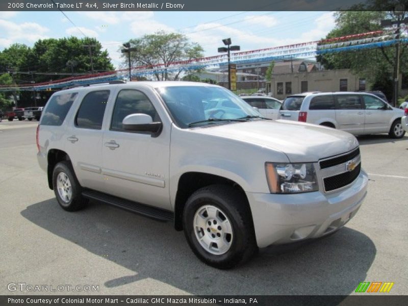 Silver Birch Metallic / Ebony 2008 Chevrolet Tahoe LT 4x4