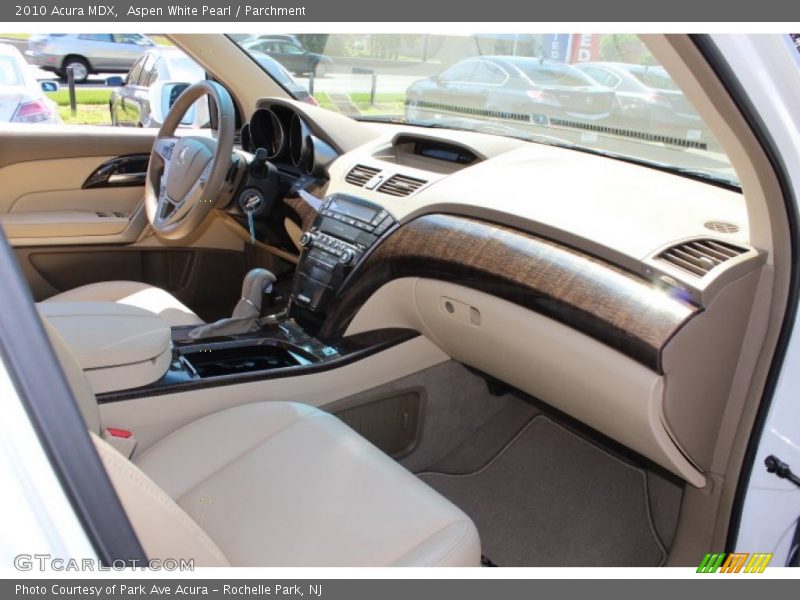 Aspen White Pearl / Parchment 2010 Acura MDX