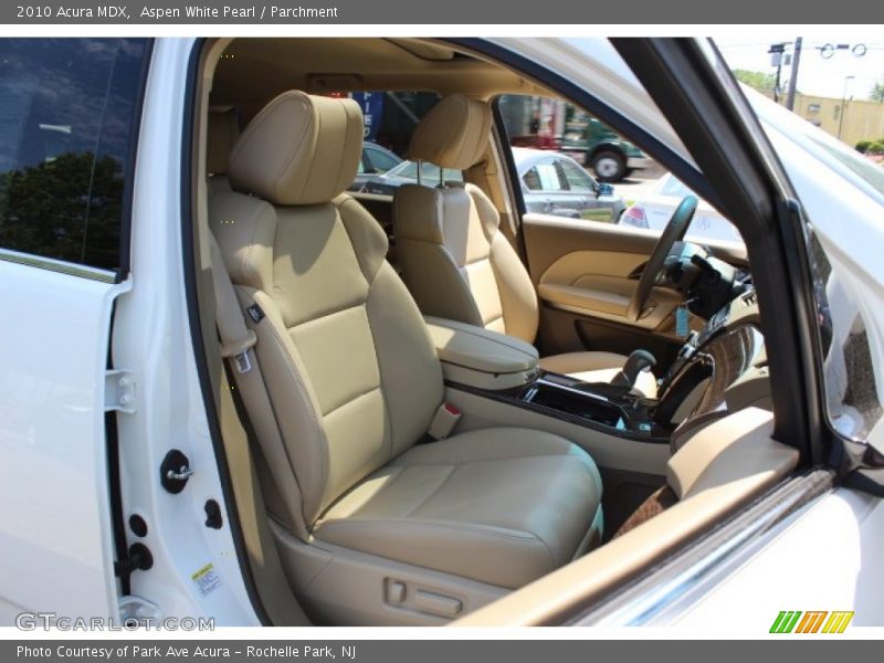 Aspen White Pearl / Parchment 2010 Acura MDX