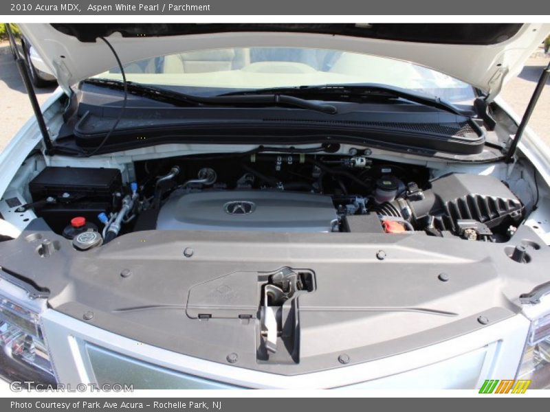 Aspen White Pearl / Parchment 2010 Acura MDX