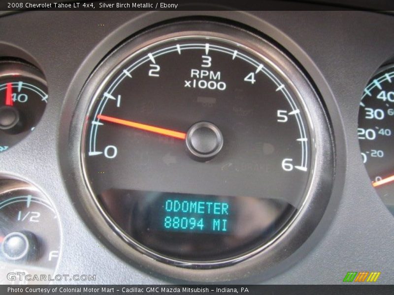 Silver Birch Metallic / Ebony 2008 Chevrolet Tahoe LT 4x4