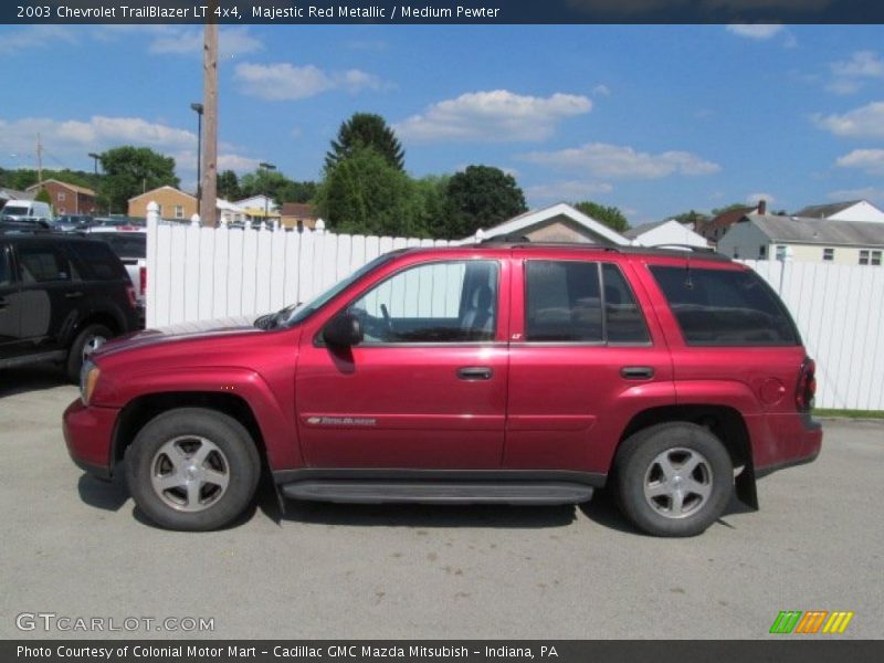 Majestic Red Metallic / Medium Pewter 2003 Chevrolet TrailBlazer LT 4x4