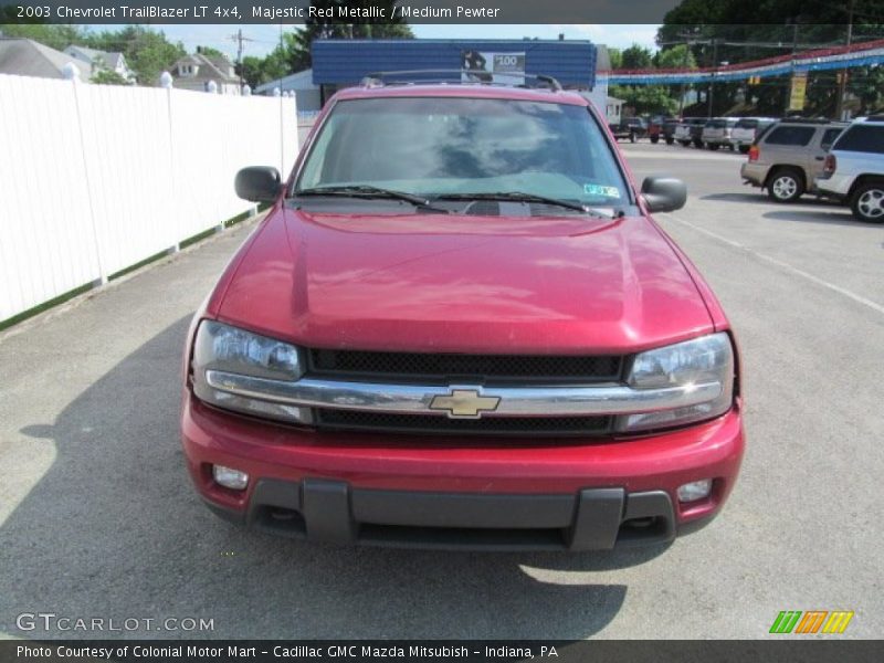 Majestic Red Metallic / Medium Pewter 2003 Chevrolet TrailBlazer LT 4x4
