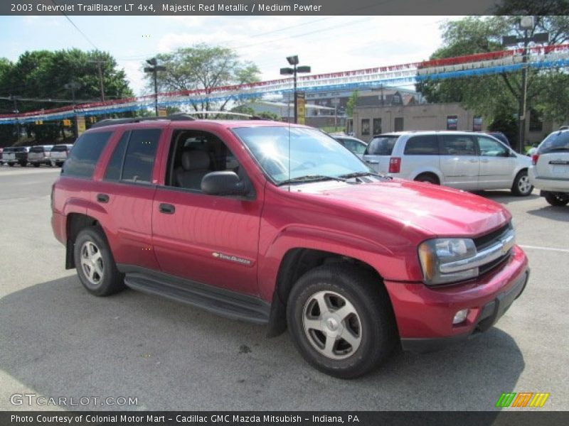 Majestic Red Metallic / Medium Pewter 2003 Chevrolet TrailBlazer LT 4x4
