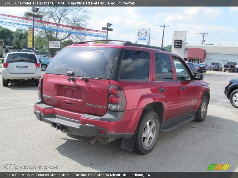 Majestic Red Metallic / Medium Pewter 2003 Chevrolet TrailBlazer LT 4x4
