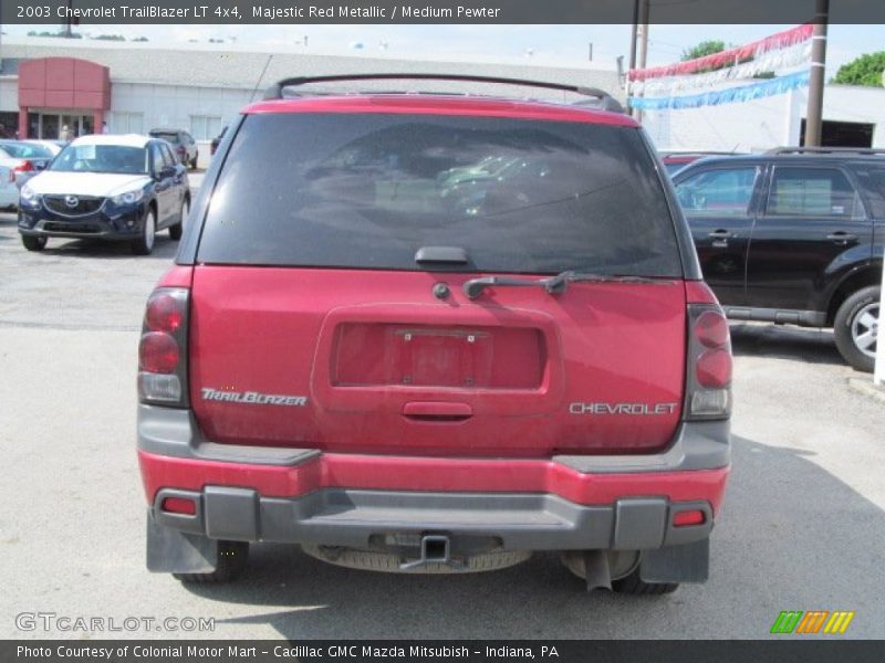 Majestic Red Metallic / Medium Pewter 2003 Chevrolet TrailBlazer LT 4x4