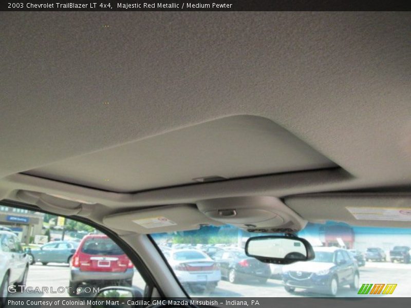 Majestic Red Metallic / Medium Pewter 2003 Chevrolet TrailBlazer LT 4x4
