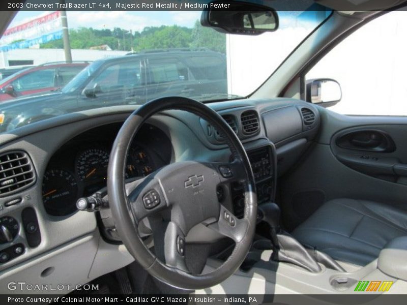 Majestic Red Metallic / Medium Pewter 2003 Chevrolet TrailBlazer LT 4x4