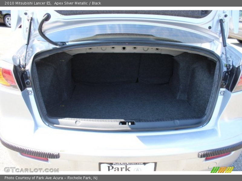 Apex Silver Metallic / Black 2010 Mitsubishi Lancer ES