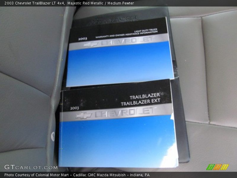 Majestic Red Metallic / Medium Pewter 2003 Chevrolet TrailBlazer LT 4x4