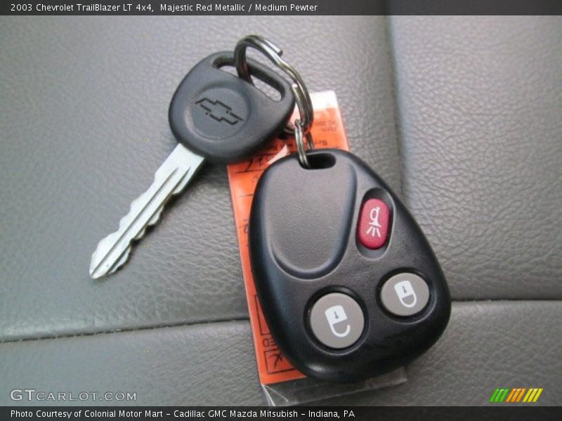 Majestic Red Metallic / Medium Pewter 2003 Chevrolet TrailBlazer LT 4x4