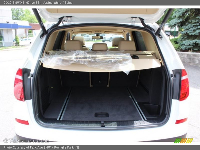 Alpine White / Beige 2012 BMW X3 xDrive 35i