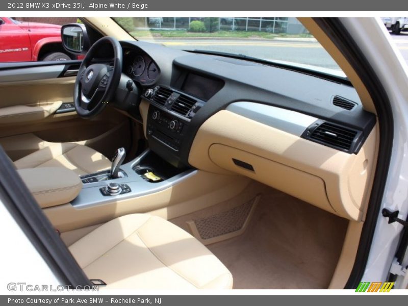 Alpine White / Beige 2012 BMW X3 xDrive 35i