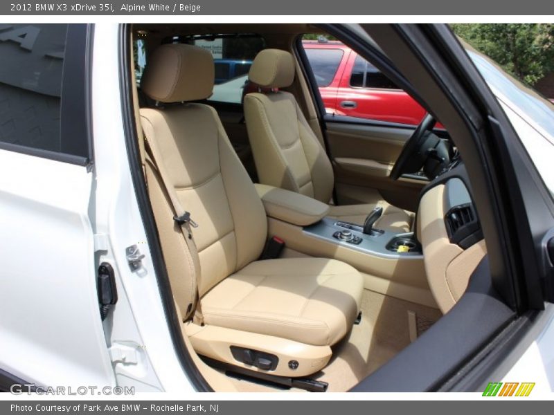 Alpine White / Beige 2012 BMW X3 xDrive 35i