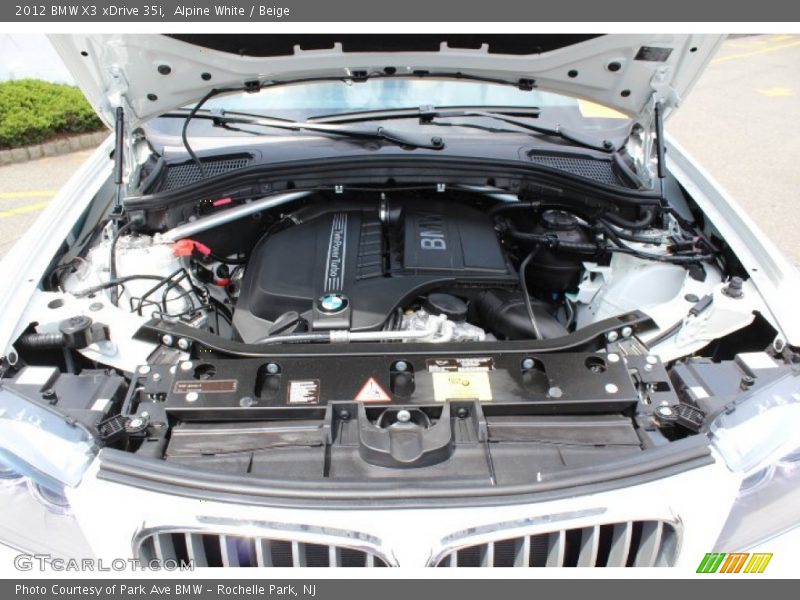 Alpine White / Beige 2012 BMW X3 xDrive 35i