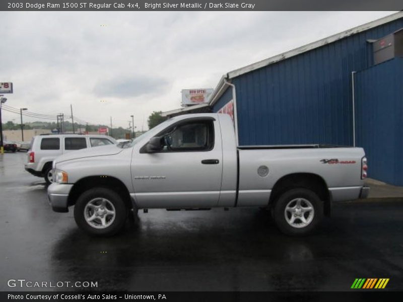 Bright Silver Metallic / Dark Slate Gray 2003 Dodge Ram 1500 ST Regular Cab 4x4