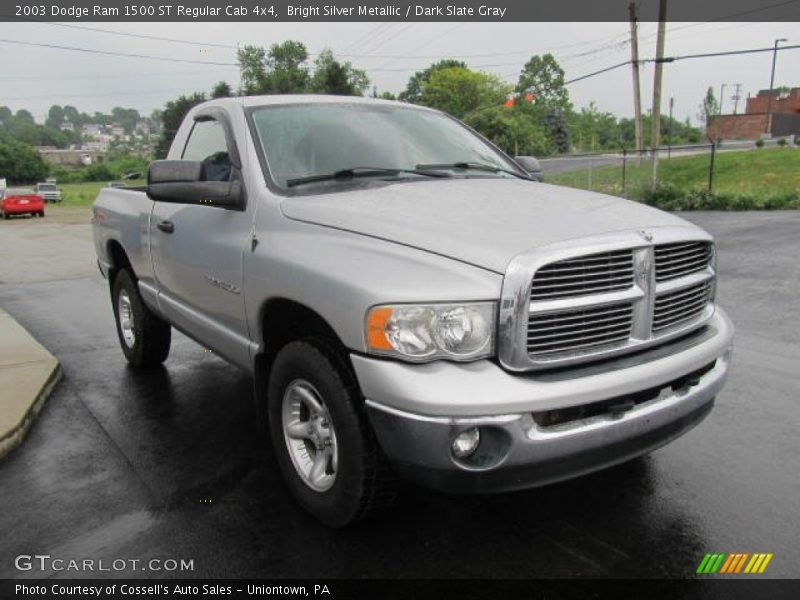 Bright Silver Metallic / Dark Slate Gray 2003 Dodge Ram 1500 ST Regular Cab 4x4