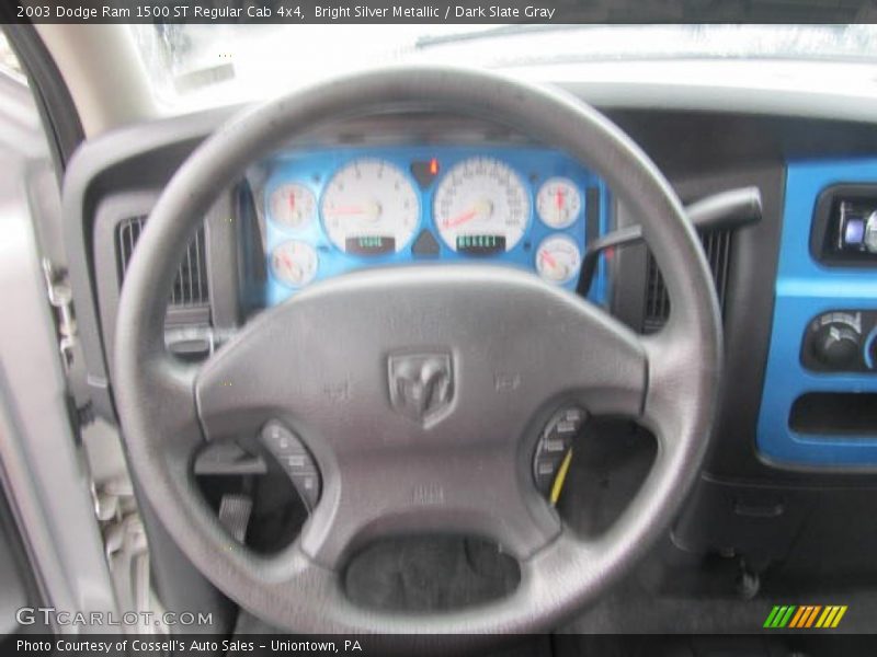 Bright Silver Metallic / Dark Slate Gray 2003 Dodge Ram 1500 ST Regular Cab 4x4