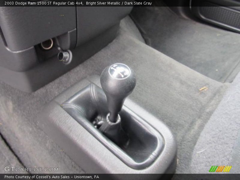 Bright Silver Metallic / Dark Slate Gray 2003 Dodge Ram 1500 ST Regular Cab 4x4