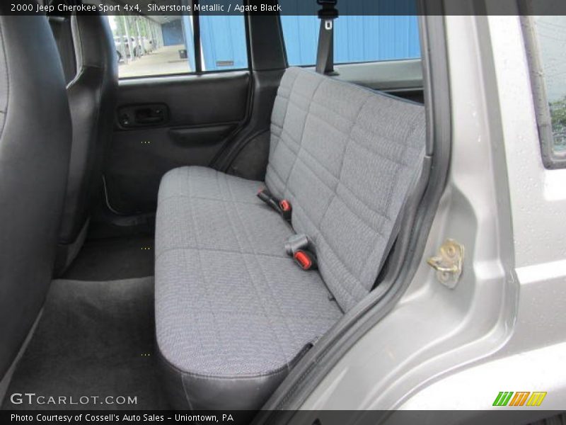 Silverstone Metallic / Agate Black 2000 Jeep Cherokee Sport 4x4