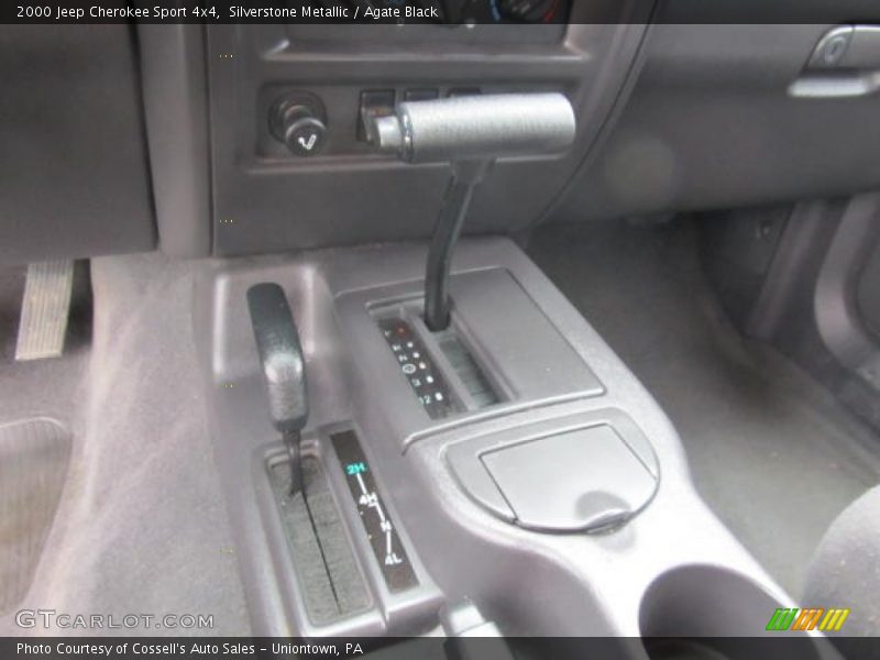 Silverstone Metallic / Agate Black 2000 Jeep Cherokee Sport 4x4