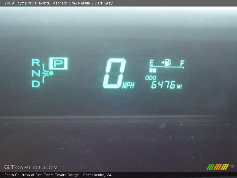 Magnetic Gray Metallic / Dark Gray 2009 Toyota Prius Hybrid