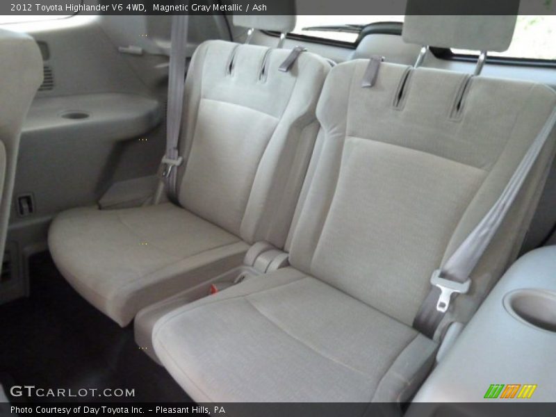 Magnetic Gray Metallic / Ash 2012 Toyota Highlander V6 4WD