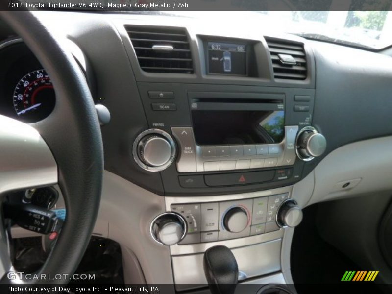 Magnetic Gray Metallic / Ash 2012 Toyota Highlander V6 4WD