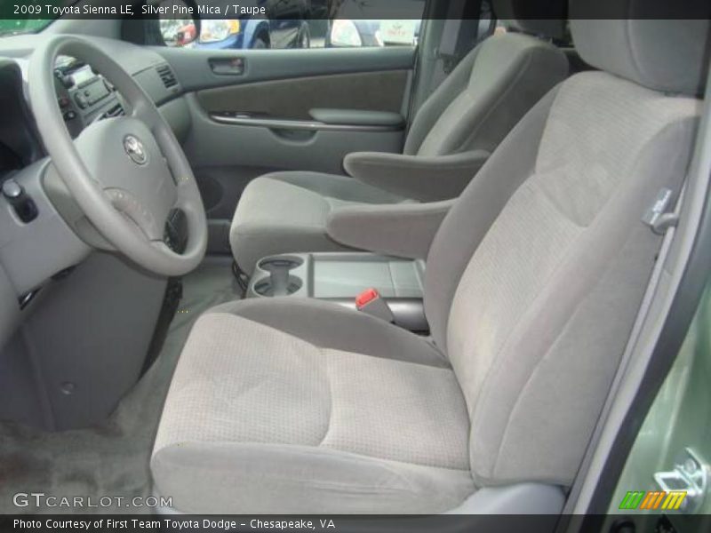 Silver Pine Mica / Taupe 2009 Toyota Sienna LE