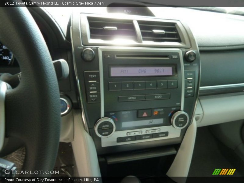 Cosmic Gray Mica / Ash 2012 Toyota Camry Hybrid LE